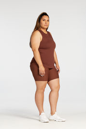 SIGNATURE MUSCLE SINGLET CHOCOLATE