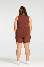 SIGNATURE MUSCLE SINGLET CHOCOLATE