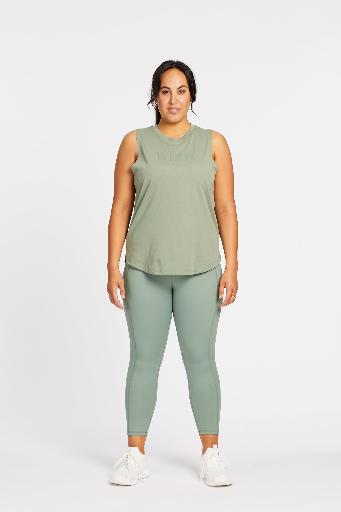 SIGNATURE MUSCLE SINGLET SEA GREEN