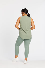 SIGNATURE MUSCLE SINGLET SEA GREEN