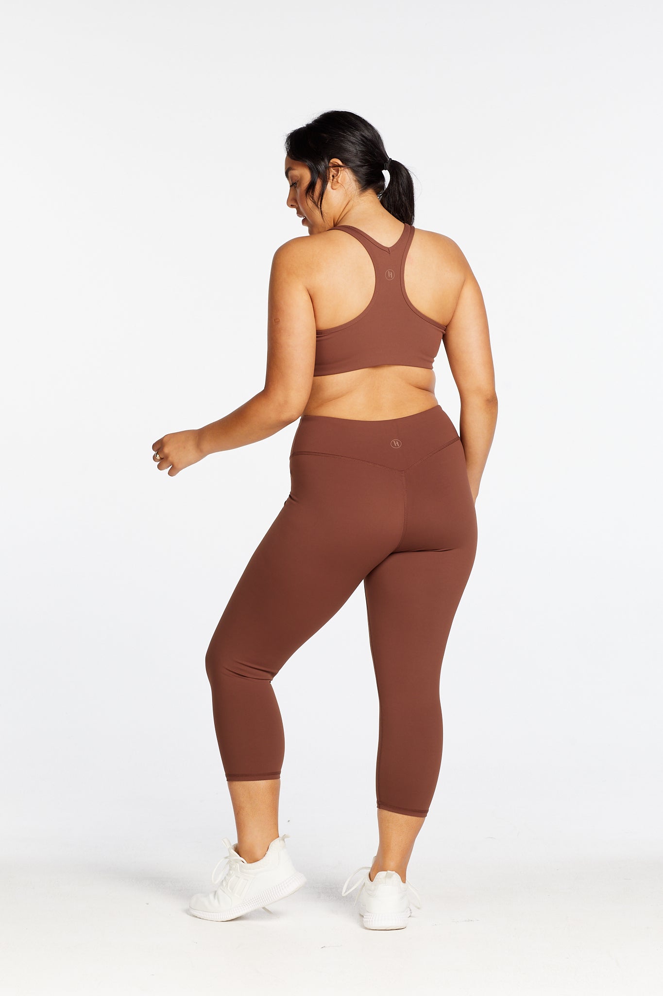 STAPLE 7/8 LEGGINGS CHOCOLATE