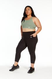 LUXE 7/8 LENGTH LEGGING ONYX