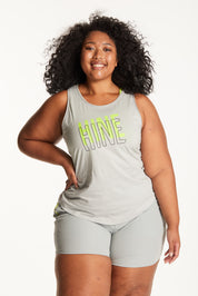 STONE GREY TANK SINGLET